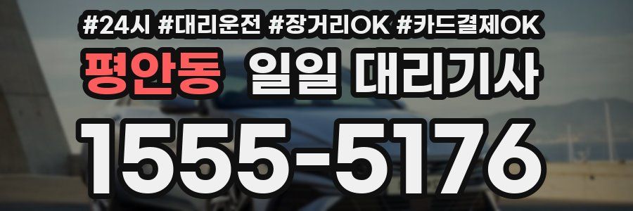 평안동 일일 대리기사