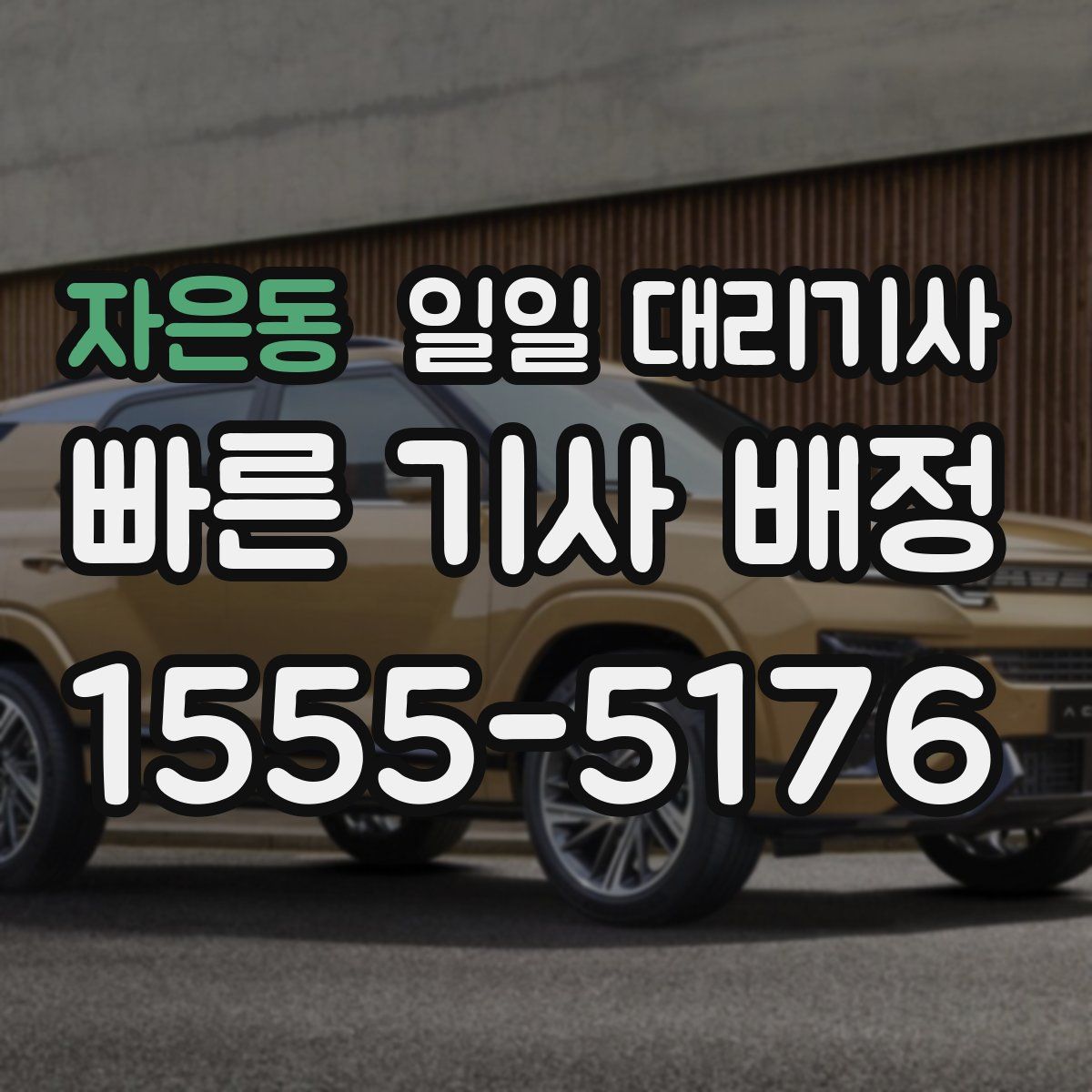자은동 일일 대리기사
