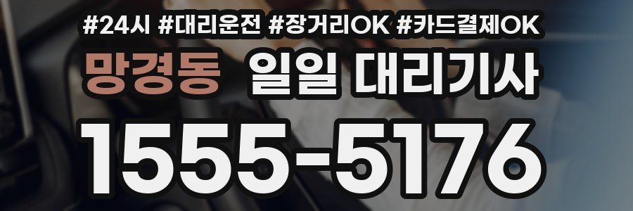 망경동 일일 대리기사
