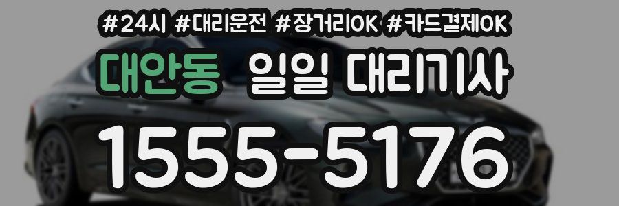 대안동 일일 대리기사