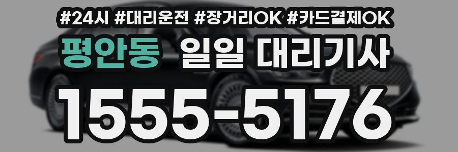 평안동 일일 대리기사