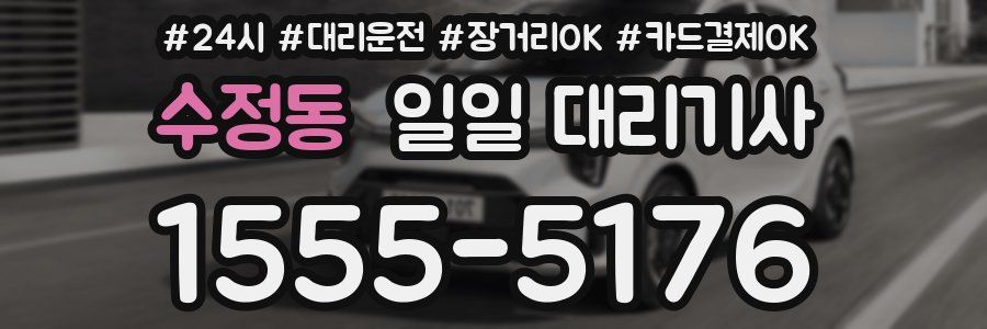 수정동 일일 대리기사