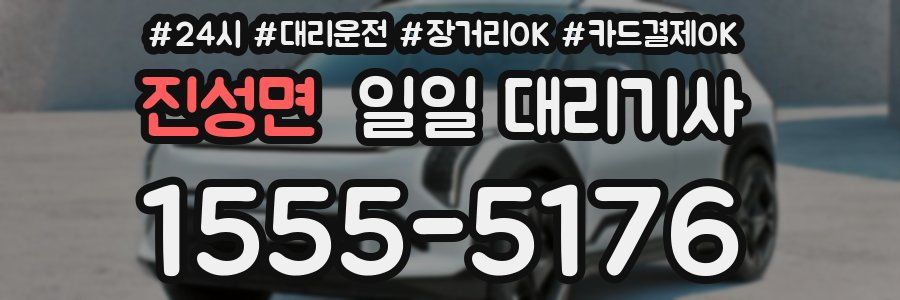 진성면 일일 대리기사