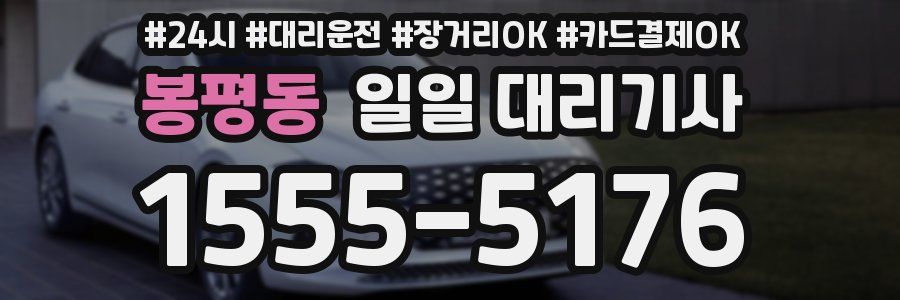 봉평동 일일 대리기사