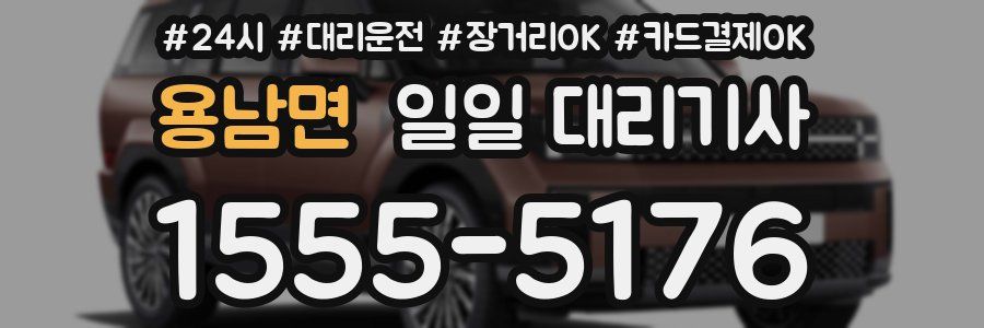 용남면 일일 대리기사