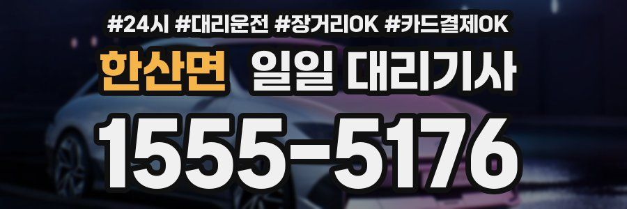 한산면 일일 대리기사