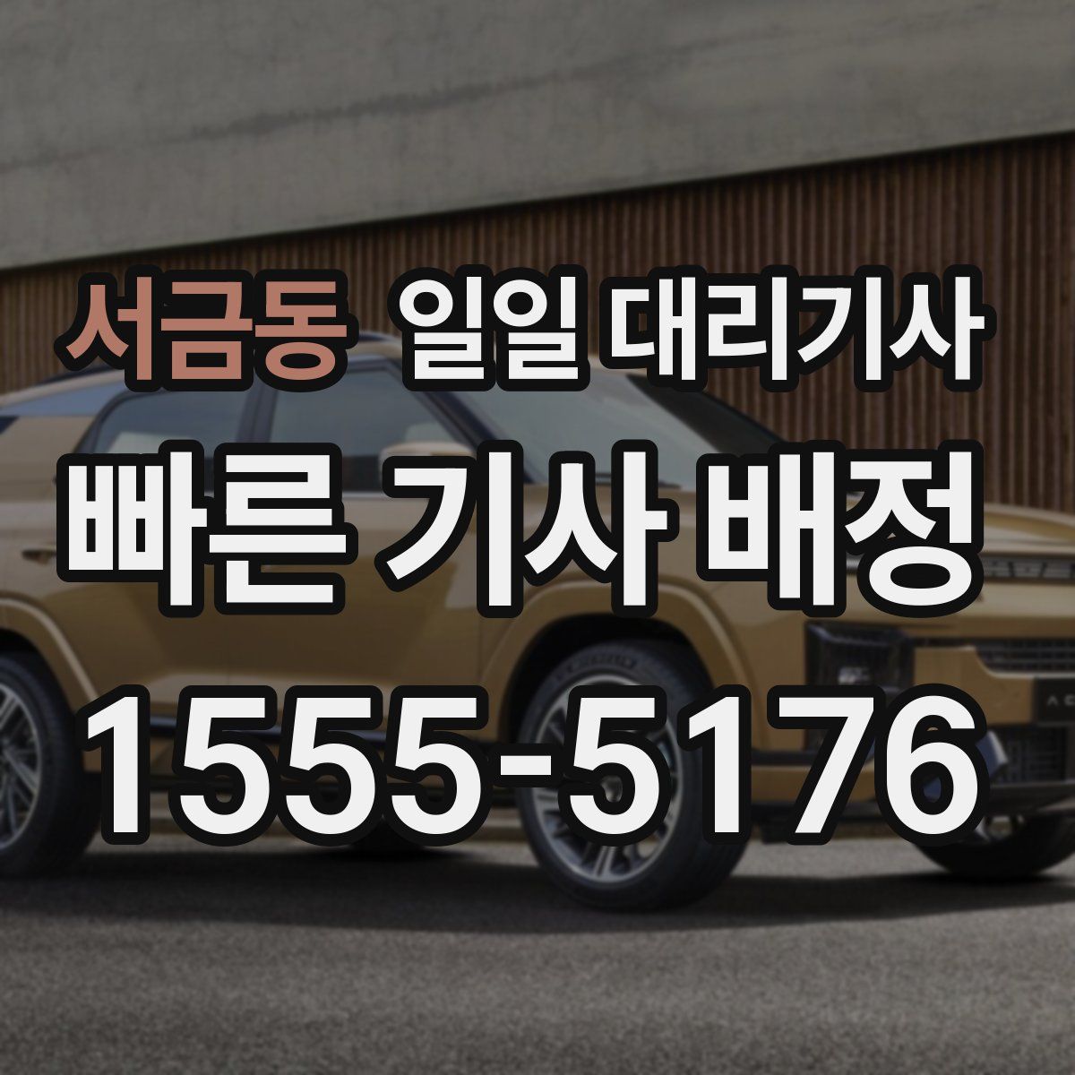 서금동 일일 대리기사