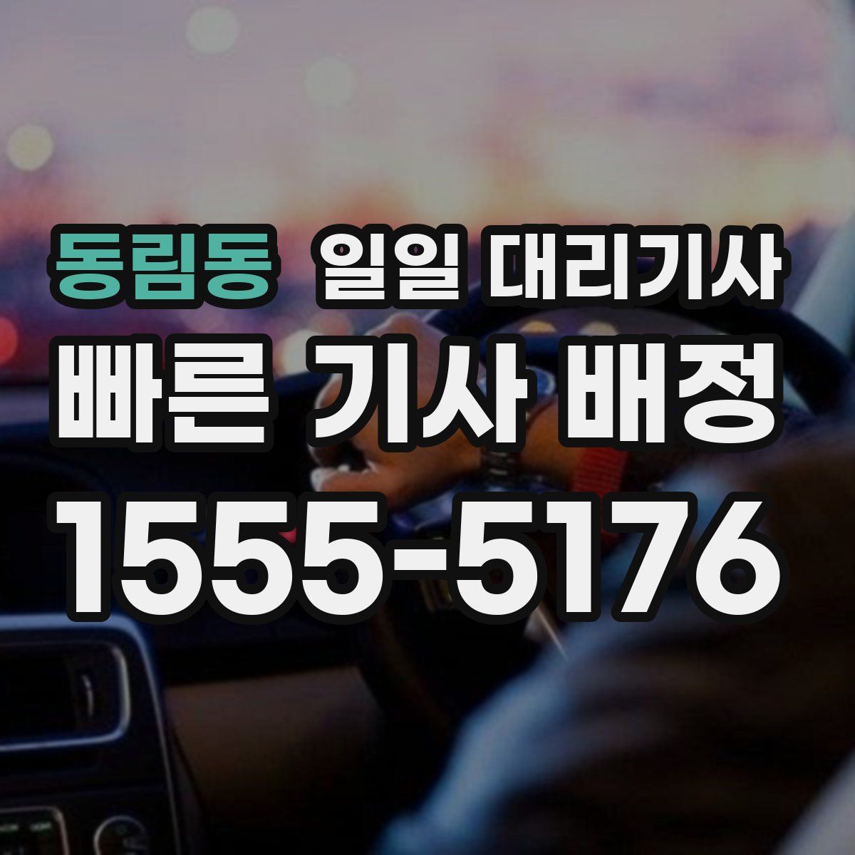 동림동 일일 대리기사