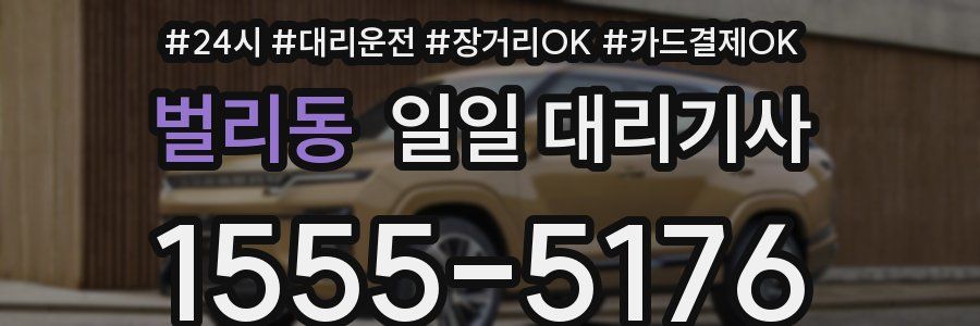 벌리동 일일 대리기사