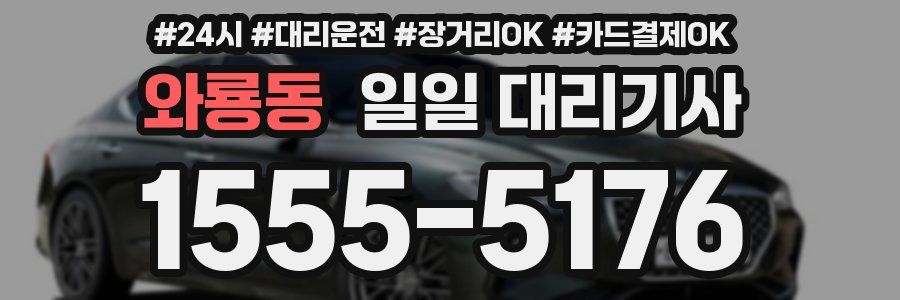 와룡동 일일 대리기사