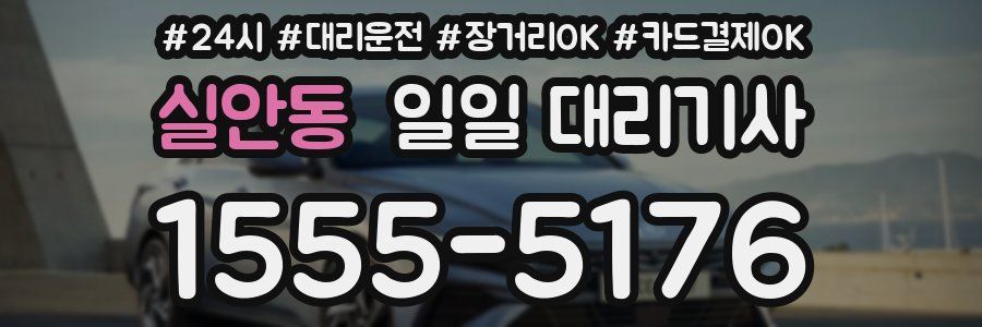 실안동 일일 대리기사
