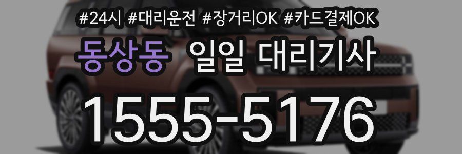 동상동 일일 대리기사