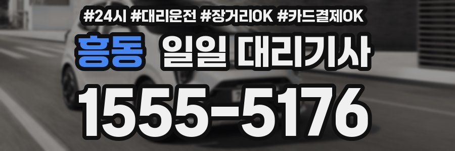 흥동 일일 대리기사