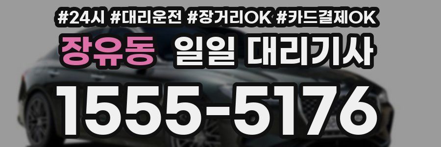 장유동 일일 대리기사