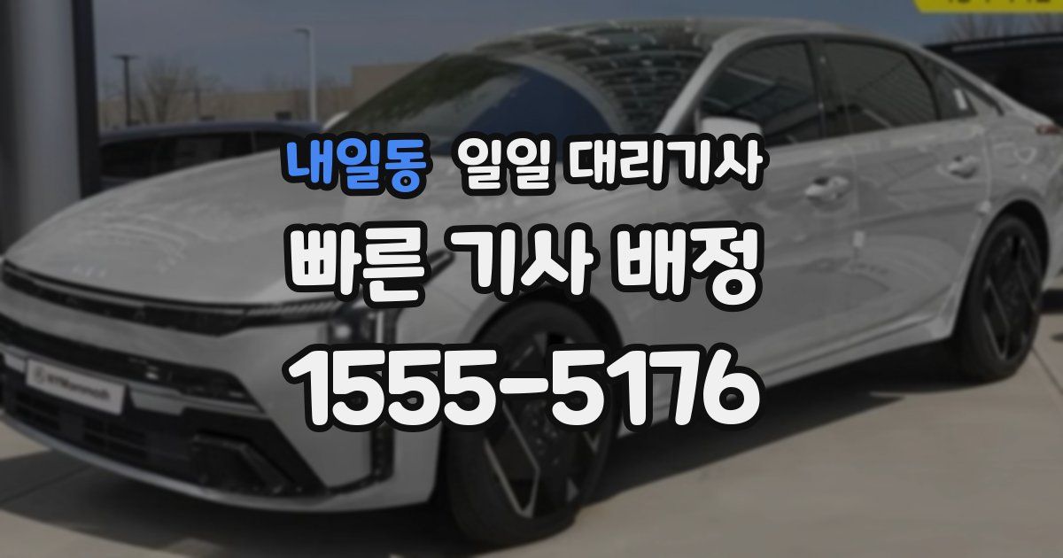 내일동 일일 대리기사