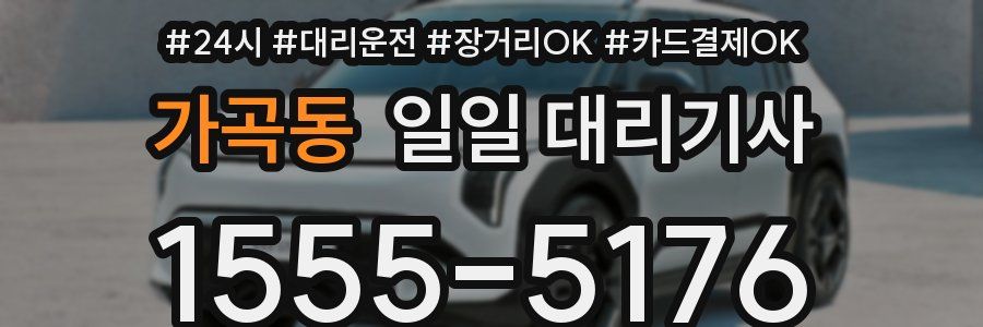 가곡동 일일 대리기사