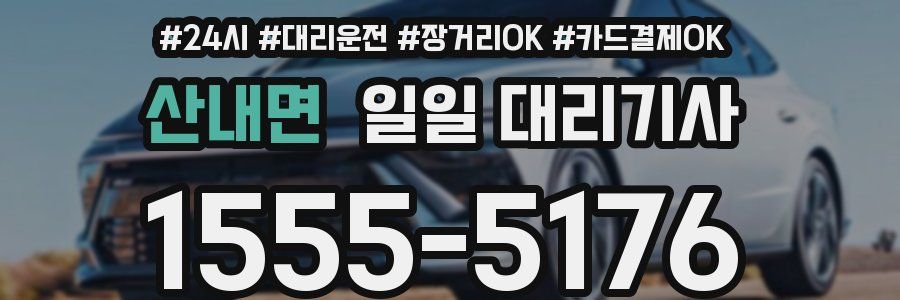 산내면 일일 대리기사
