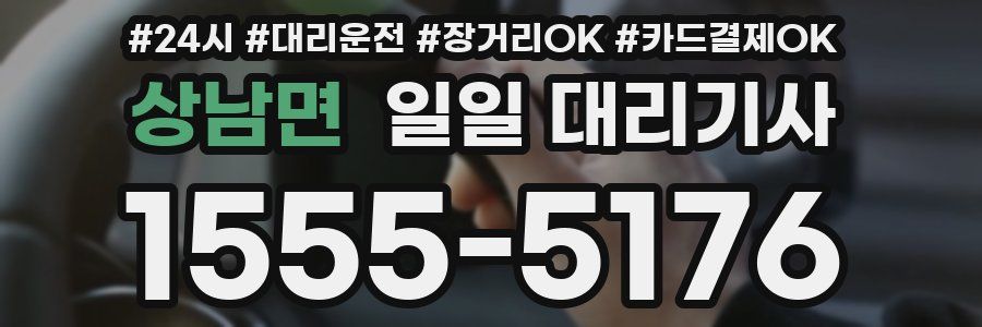 상남면 일일 대리기사