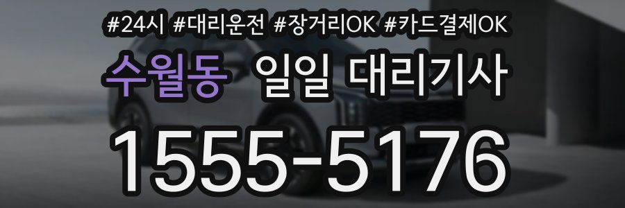 수월동 일일 대리기사