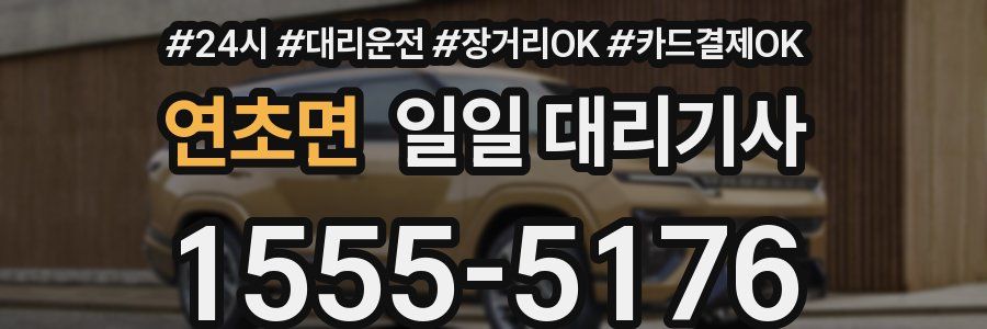 연초면 일일 대리기사
