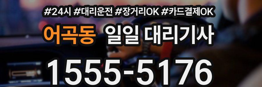 어곡동 일일 대리기사
