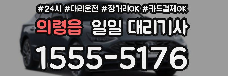 의령읍 일일 대리기사