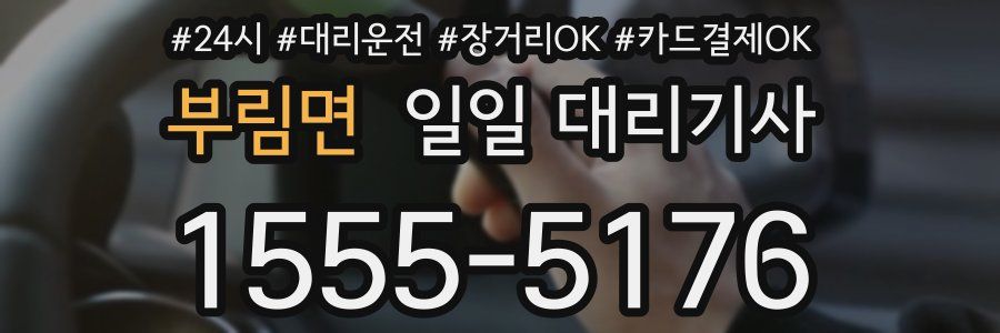부림면 일일 대리기사