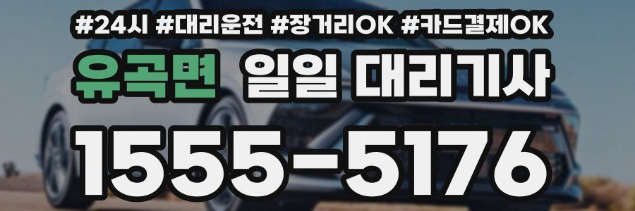 유곡면 일일 대리기사