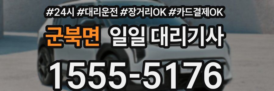 군북면 일일 대리기사