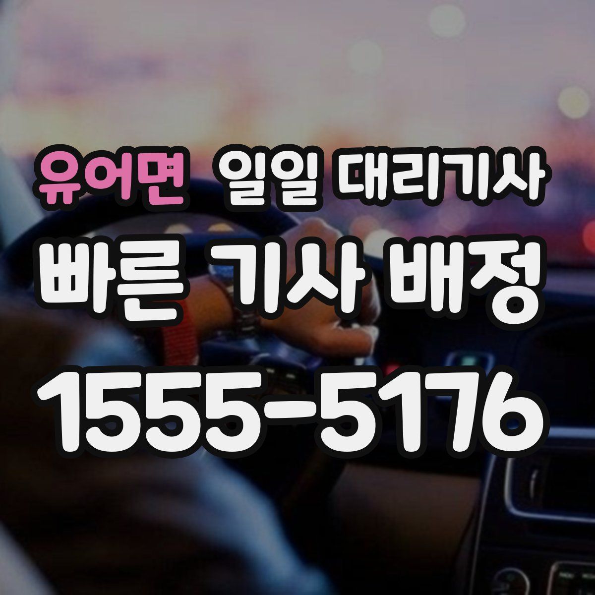유어면 일일 대리기사