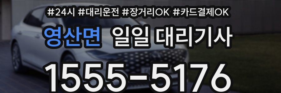 영산면 일일 대리기사
