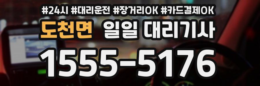 도천면 일일 대리기사