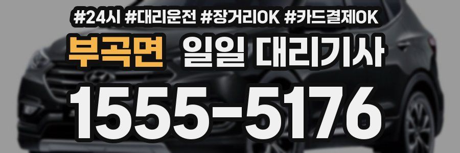 부곡면 일일 대리기사