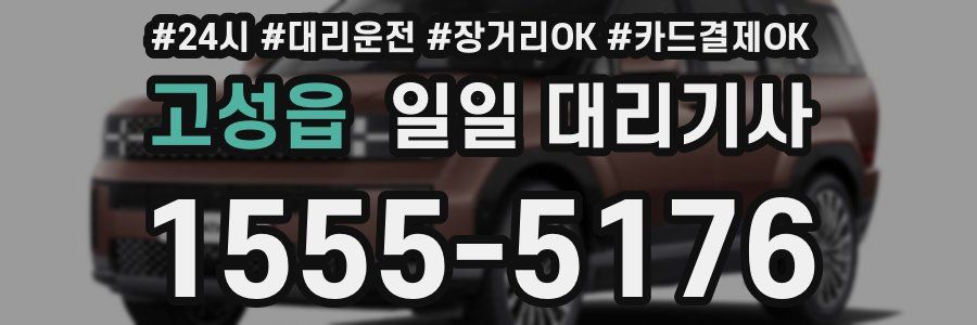 고성읍 일일 대리기사