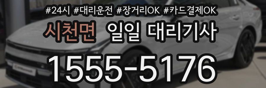 시천면 일일 대리기사