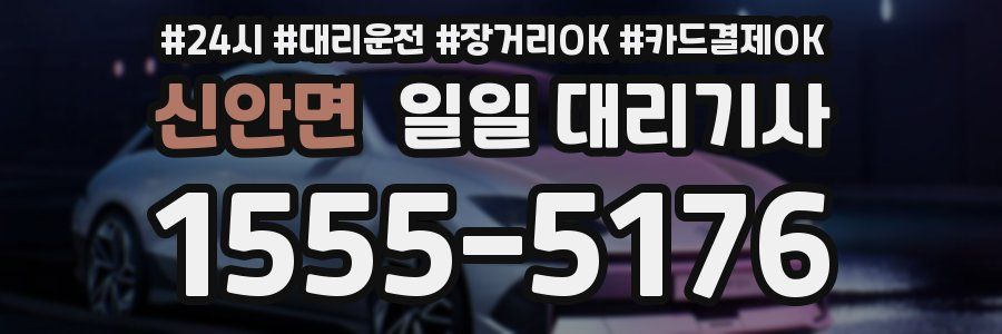 신안면 일일 대리기사