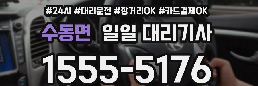 수동면 일일 대리기사