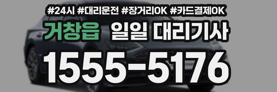 거창읍 일일 대리기사