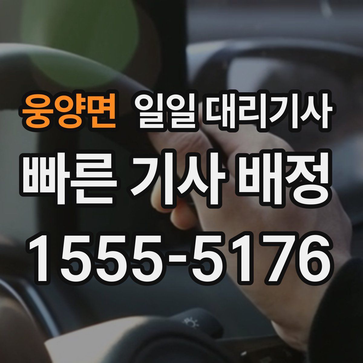 웅양면 일일 대리기사