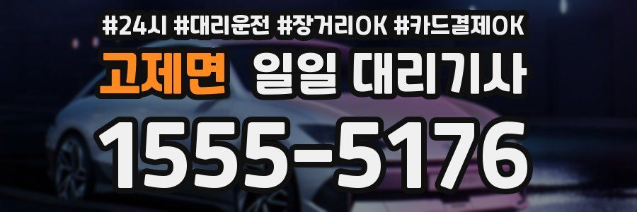 고제면 일일 대리기사