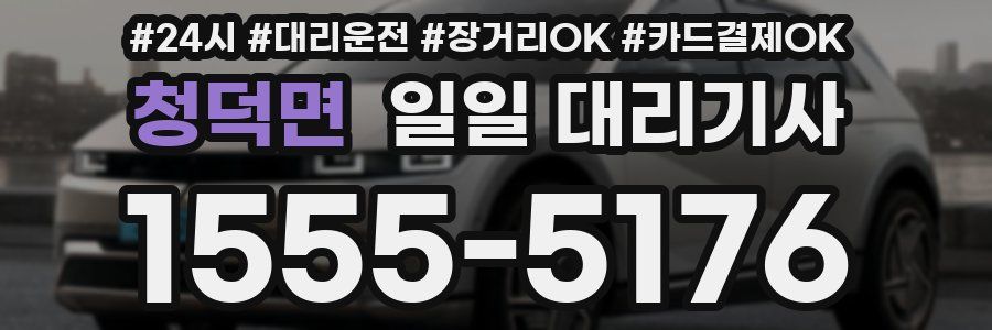 청덕면 일일 대리기사