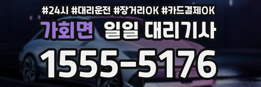 가회면 일일 대리기사