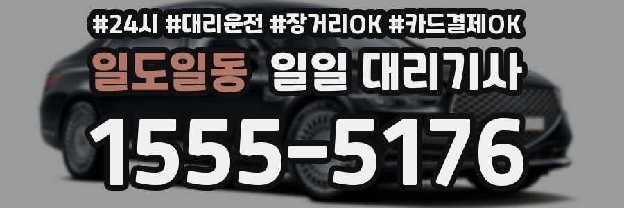 일도일동 일일 대리기사