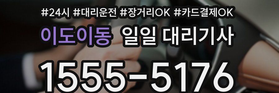 이도이동 일일 대리기사