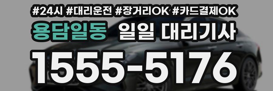 용담일동 일일 대리기사