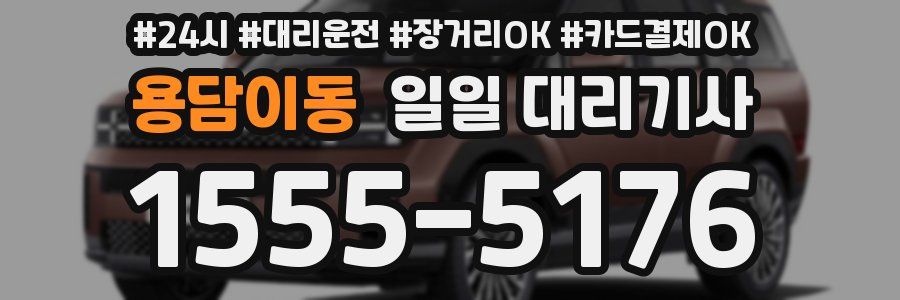 용담이동 일일 대리기사