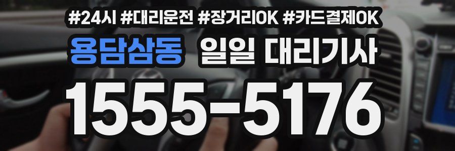 용담삼동 일일 대리기사