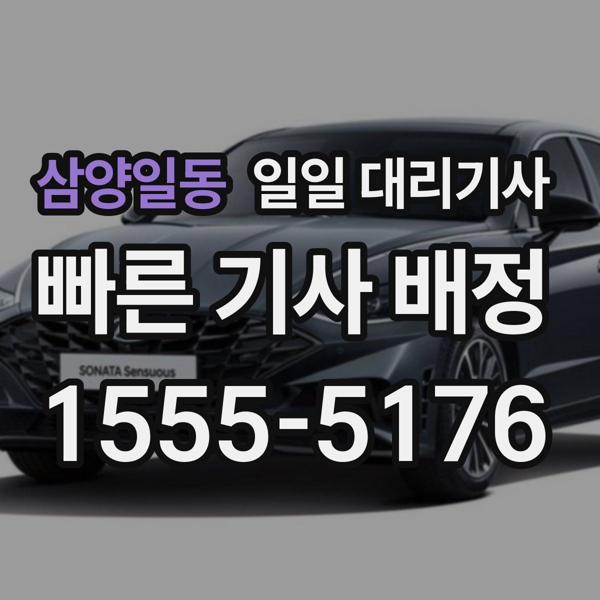 삼양일동 일일 대리기사
