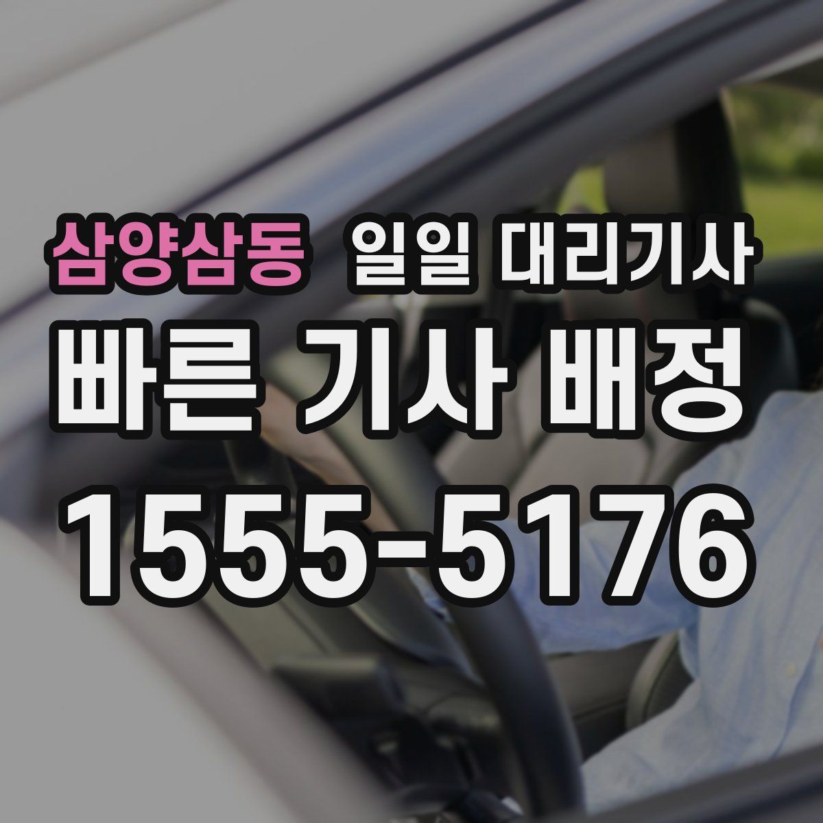 삼양삼동 일일 대리기사