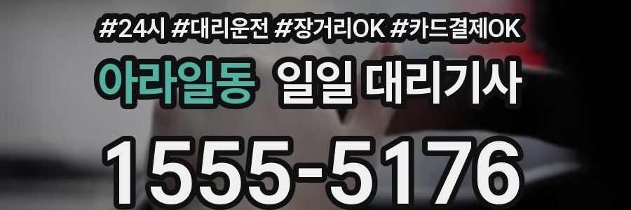 아라일동 일일 대리기사